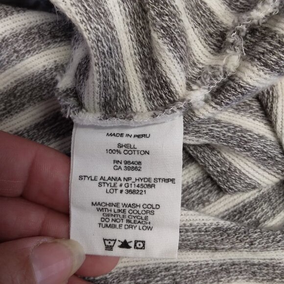 Theory Alania Long Sleeve Striped Top Sweater Size S - Picture 9 of 9